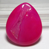Hot Pink Druzy Tear Drops Cabochon Sparkle - Huge Size 40x47 mm approx